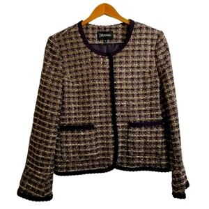 J.Michaels Women's Acrylic  Button Up Jacket - In A Size 16